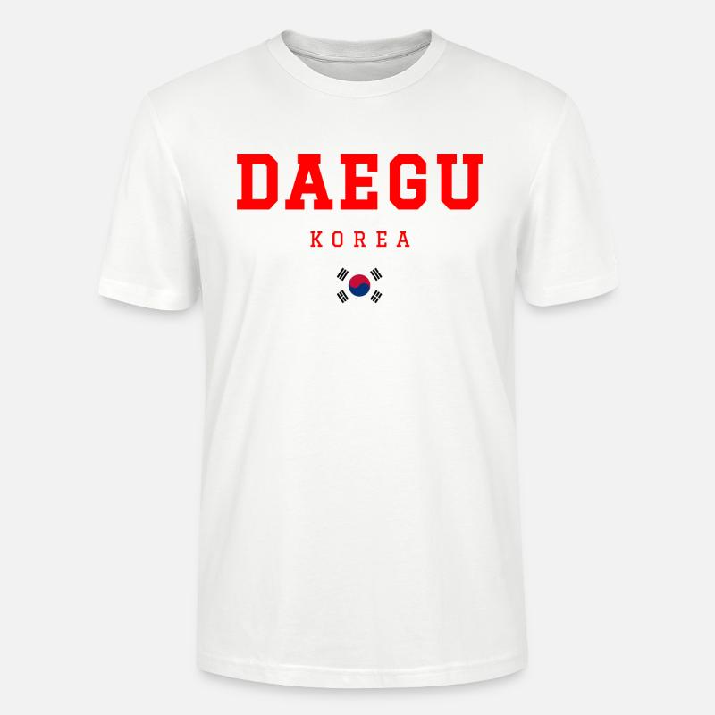 Daegu Corée - T-shirt bio CRAFTER Stanley Stella Unisexe - blanc