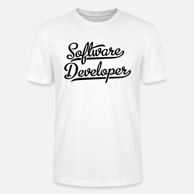 Software developers - Stanley/Stella CRAFTER Unisex Organic T-Shirt - white