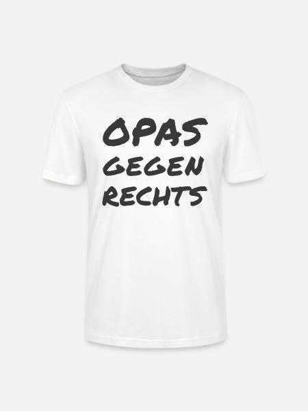 Opas gegen Rechts - Stanley/Stella Unisex Bio-T-Shirt CRAFTER - Weiß