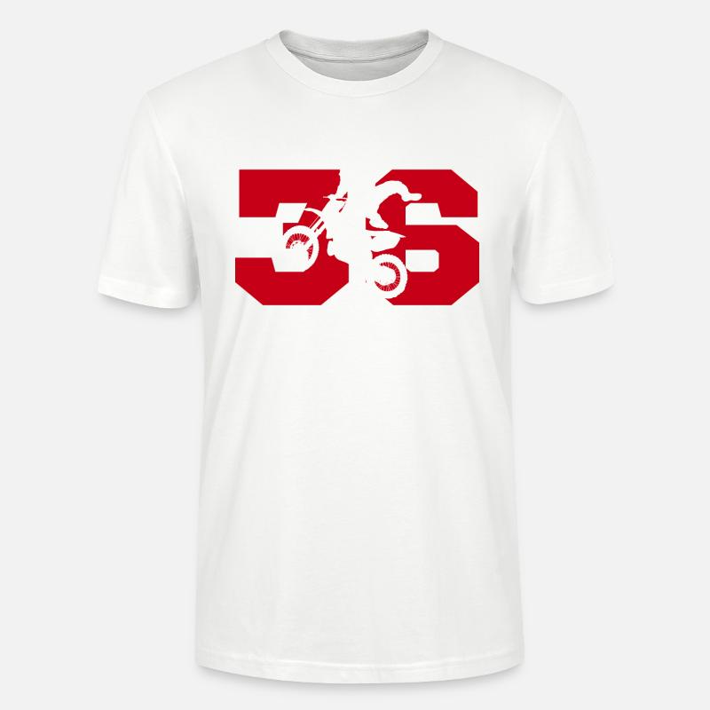 Moto 36 Biker - Stanley/Stella Unisex Bio-T-Shirt CRAFTER - Weiß