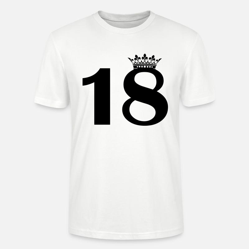 18 krone - Stanley/Stella Unisex Bio-T-Shirt CRAFTER - Weiß