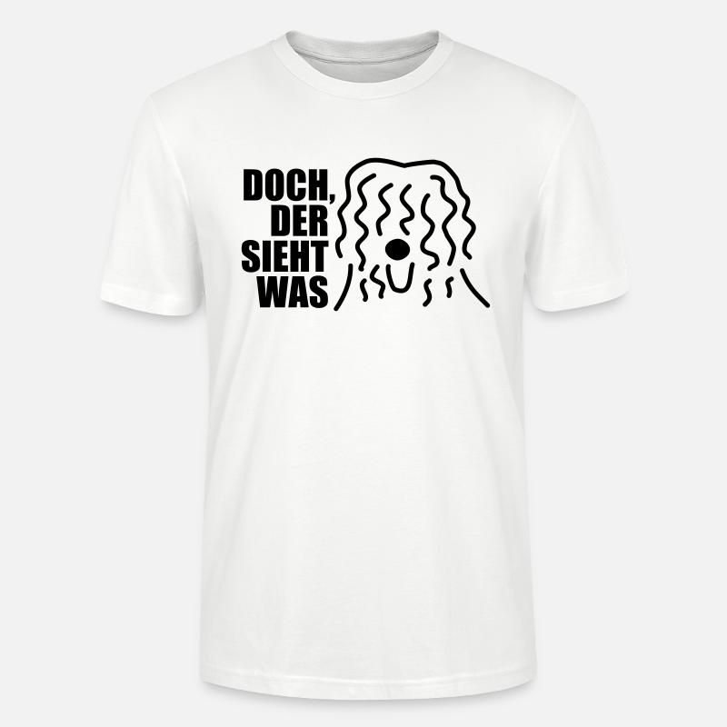 Doch der sieht was - Stanley/Stella Unisex Bio-T-Shirt CRAFTER - Weiß
