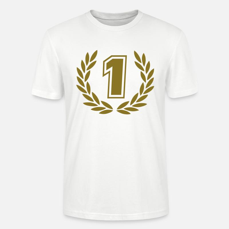 Lorbeerkranz (Sieger) 02 - Stanley/Stella Unisex Bio-T-Shirt CRAFTER - Weiß