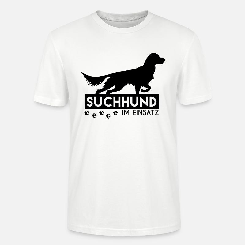 Suchhung im Einsatz - Stanley/Stella Unisex Bio-T-Shirt CRAFTER - Weiß