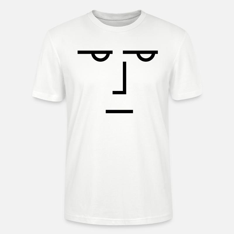 Ein ernster Blick - Stanley/Stella Unisex Bio-T-Shirt CRAFTER - Weiß