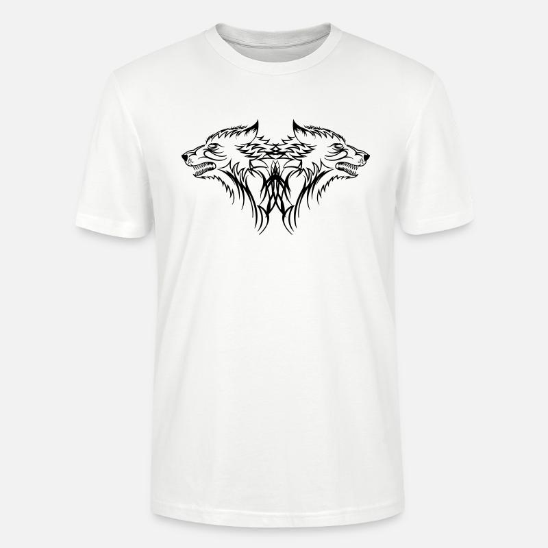 wolf2 - Stanley/Stella Unisex Bio-T-Shirt CRAFTER - Weiß