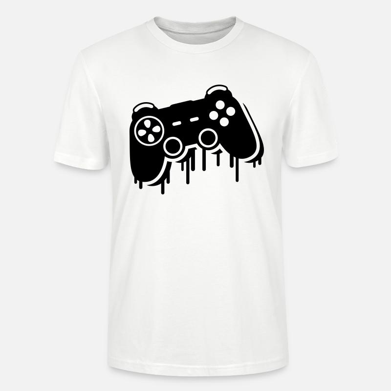 controller_graffiti_ce1 - Stanley/Stella Unisex Bio-T-Shirt CRAFTER - Weiß
