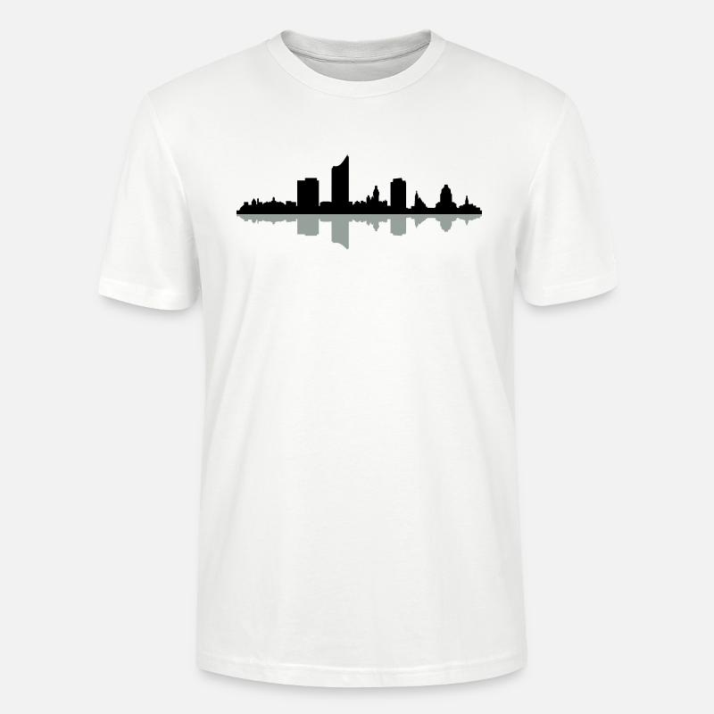 Skyline Leipzig - Stanley/Stella Unisex Bio-T-Shirt CRAFTER - Weiß