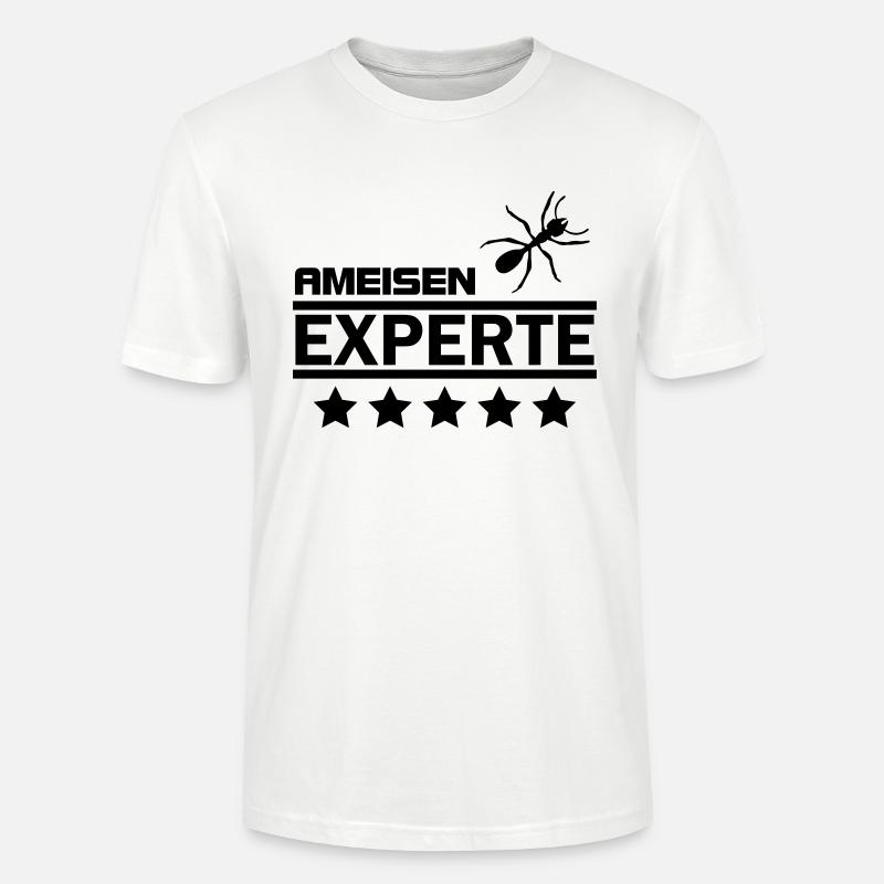 ameisen experte - Stanley/Stella Unisex Bio-T-Shirt CRAFTER - Weiß