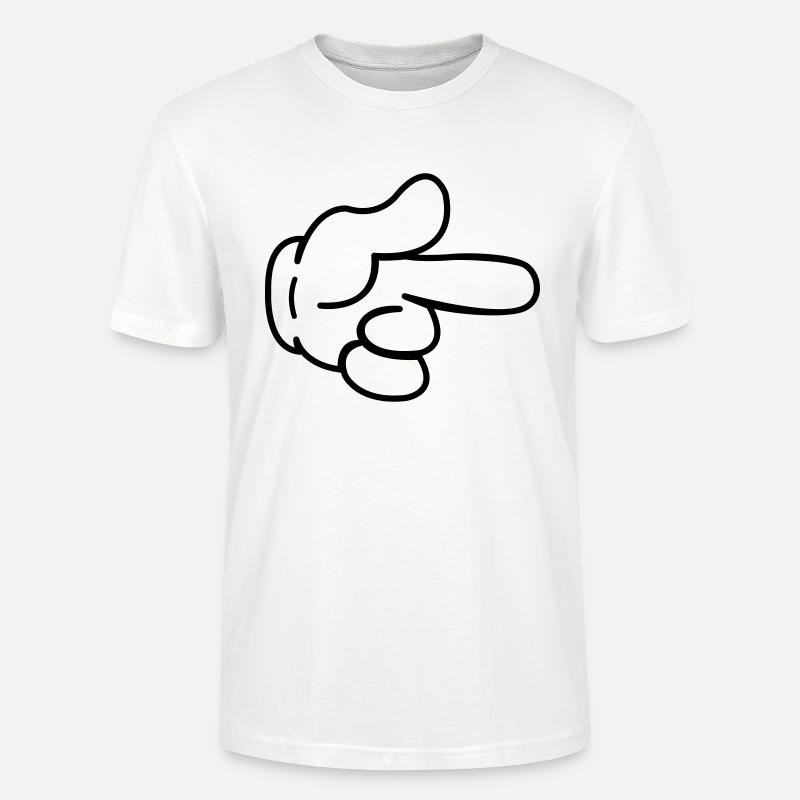 hand_comic_1 - Stanley/Stella Unisex Bio-T-Shirt CRAFTER - Weiß