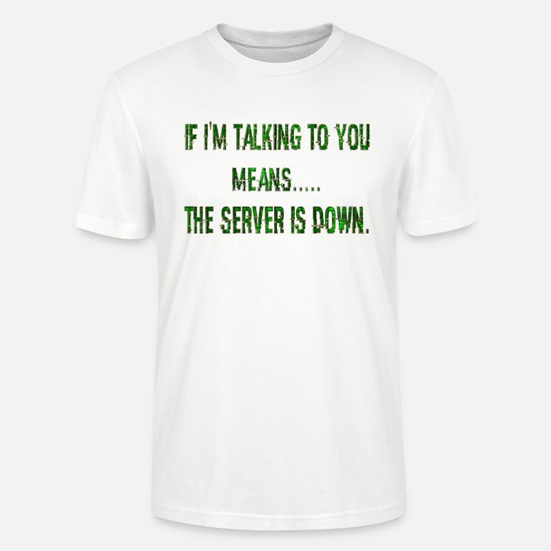 Hacking hacker hacker computer cybersecurity - Stanley/Stella CRAFTER Unisex Organic T-Shirt - white