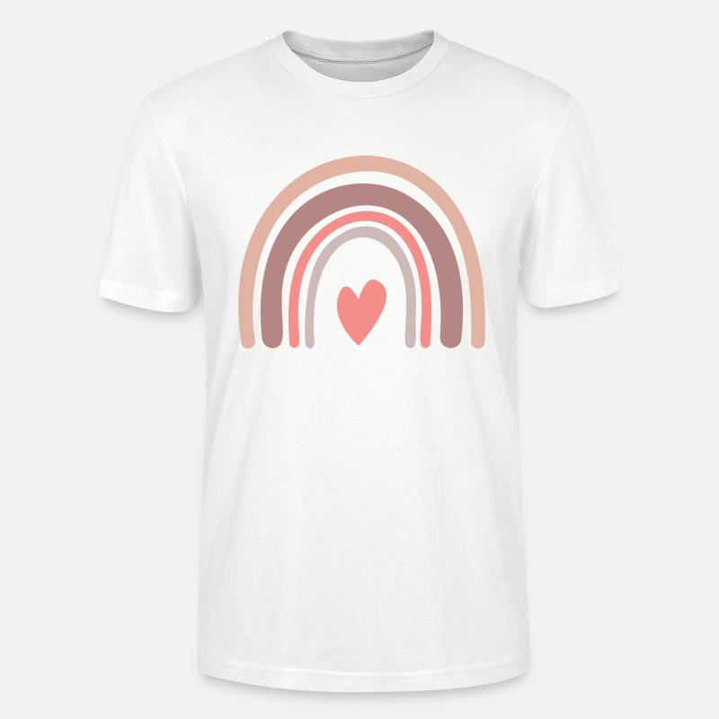Rainbow - Stanley/Stella Unisex Bio-T-Shirt CRAFTER - Weiß