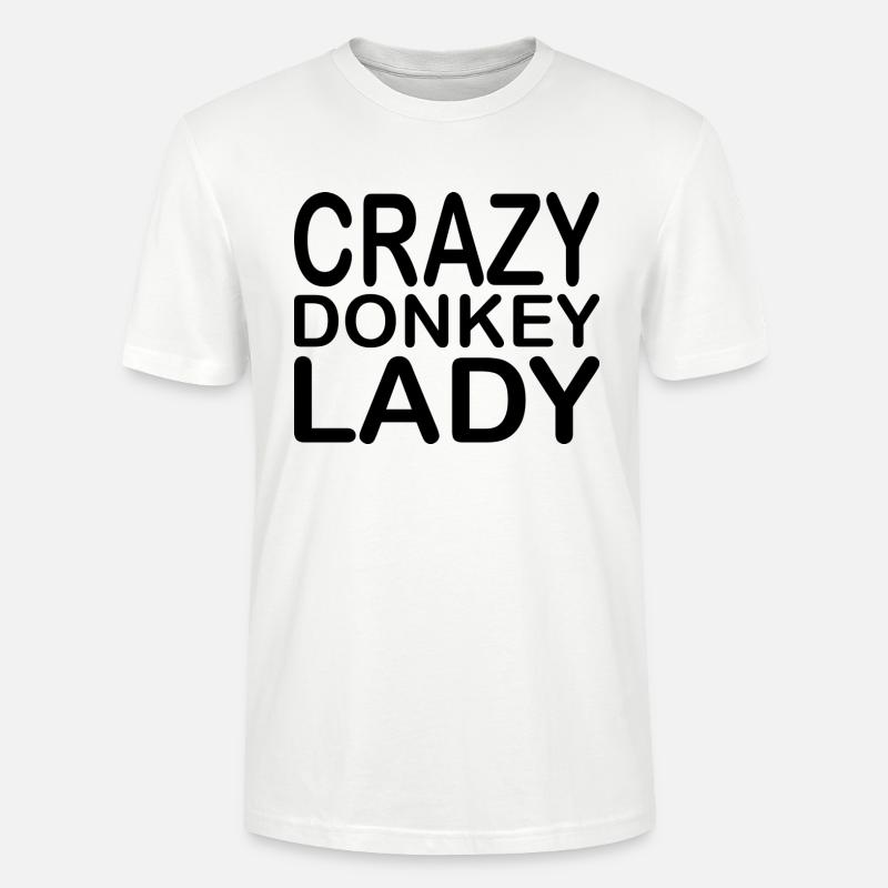 Esel d’âne - T-shirt bio CRAFTER Stanley Stella Unisexe - blanc