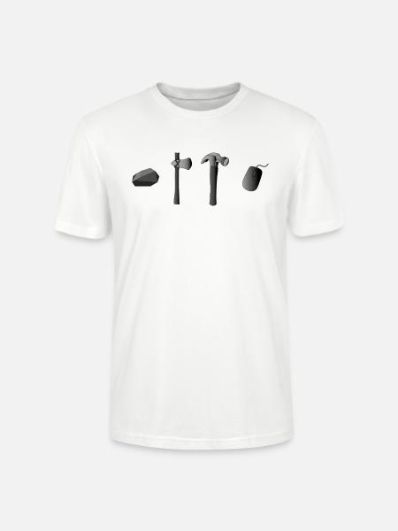 Toololution - Stanley/Stella Unisex Bio-T-Shirt CRAFTER - Weiß