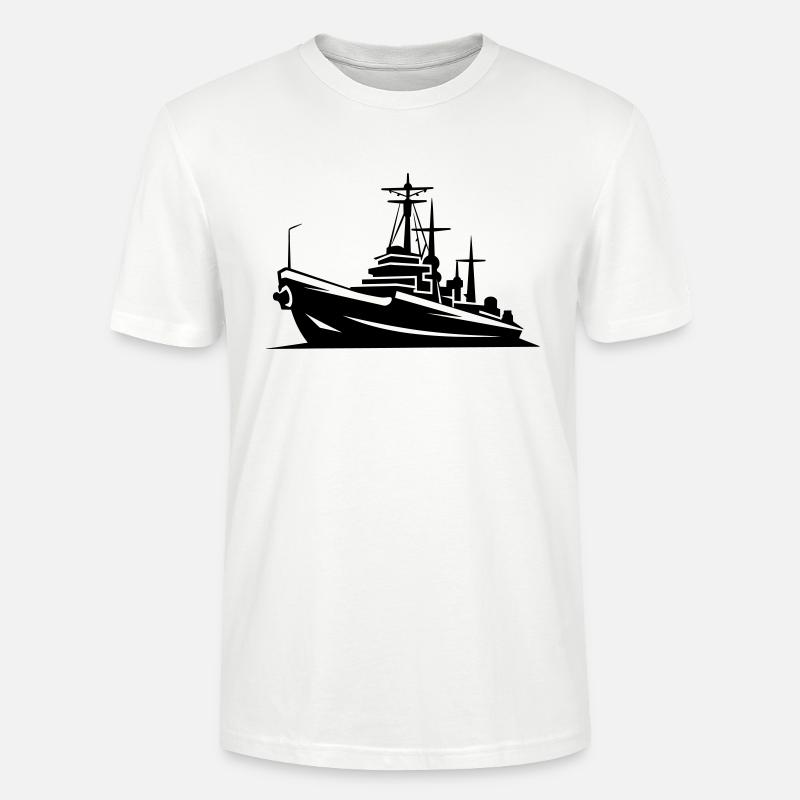Kampfboot - Stanley/Stella Unisex Bio-T-Shirt CRAFTER - Weiß