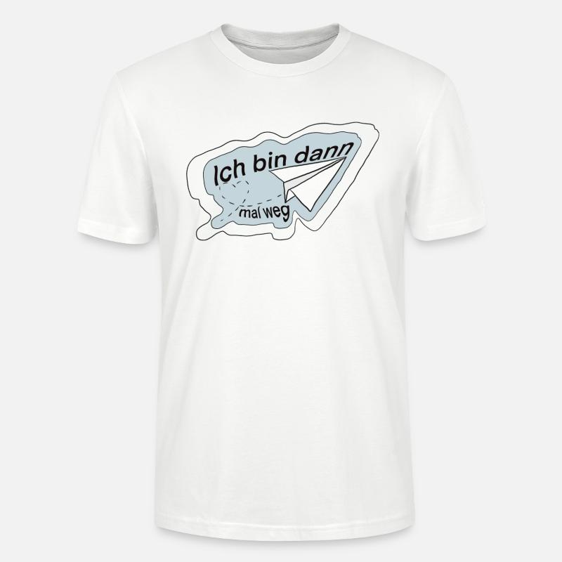 Ich bin dann mal weg - Stanley/Stella Unisex Bio-T-Shirt CRAFTER - Weiß