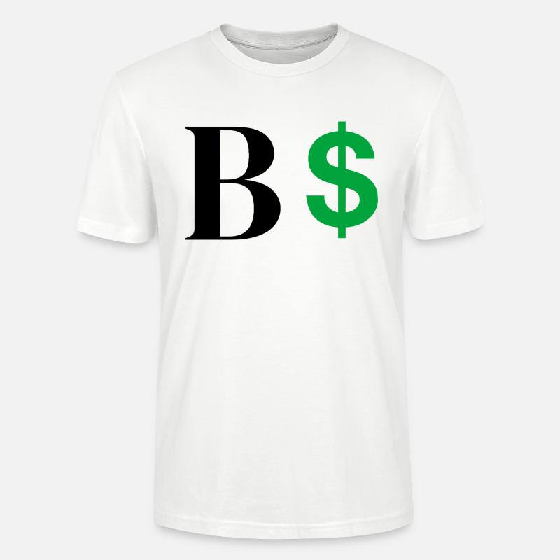 Buchstabe b Dollar - Stanley/Stella Unisex Bio-T-Shirt CRAFTER - Weiß