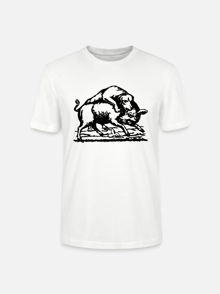 Schafkopf_High - Stanley/Stella Unisex Bio-T-Shirt CRAFTER - Weiß