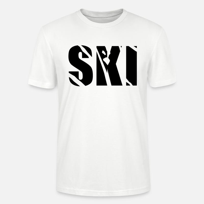 ski - Stanley/Stella Unisex Bio-T-Shirt CRAFTER - Weiß