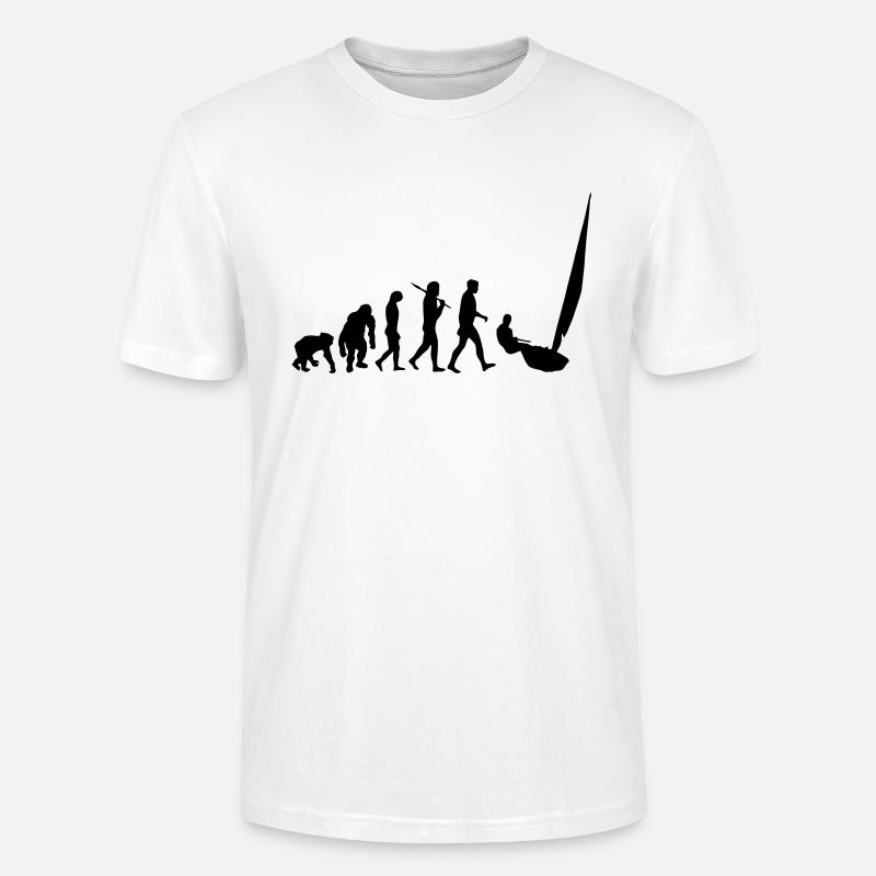 Evolution Sailing - Stanley/Stella CRAFTER Unisex Organic T-Shirt - white