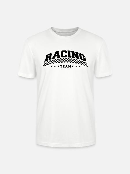 racing_team_design_1 - Stanley/Stella Unisex Bio-T-Shirt CRAFTER - Weiß