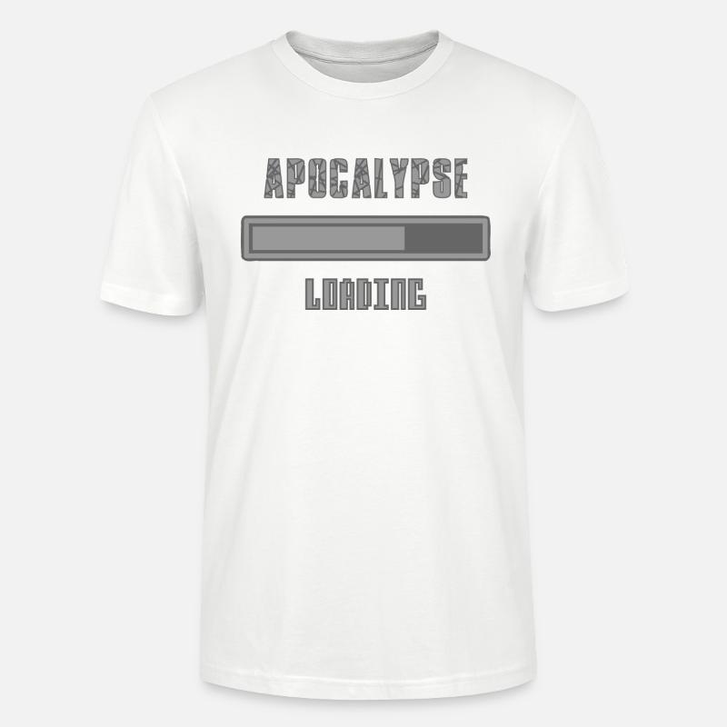 Apokalypse wird geladen Loading Geschenkidee - Stanley/Stella Unisex Bio-T-Shirt CRAFTER - Weiß
