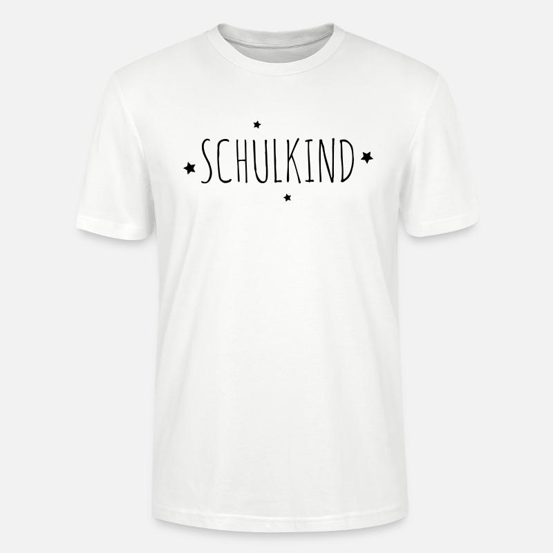 Schulkind Einschulung Geschenk - Stanley/Stella Unisex Bio-T-Shirt CRAFTER - Weiß