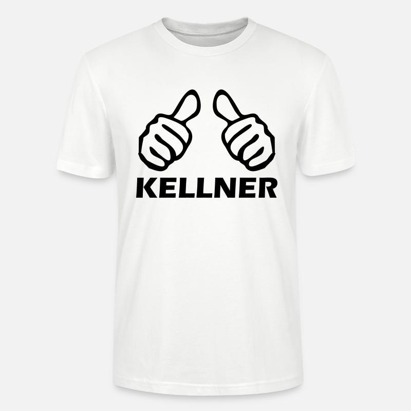 kellner - Stanley/Stella Unisex Bio-T-Shirt CRAFTER - Weiß