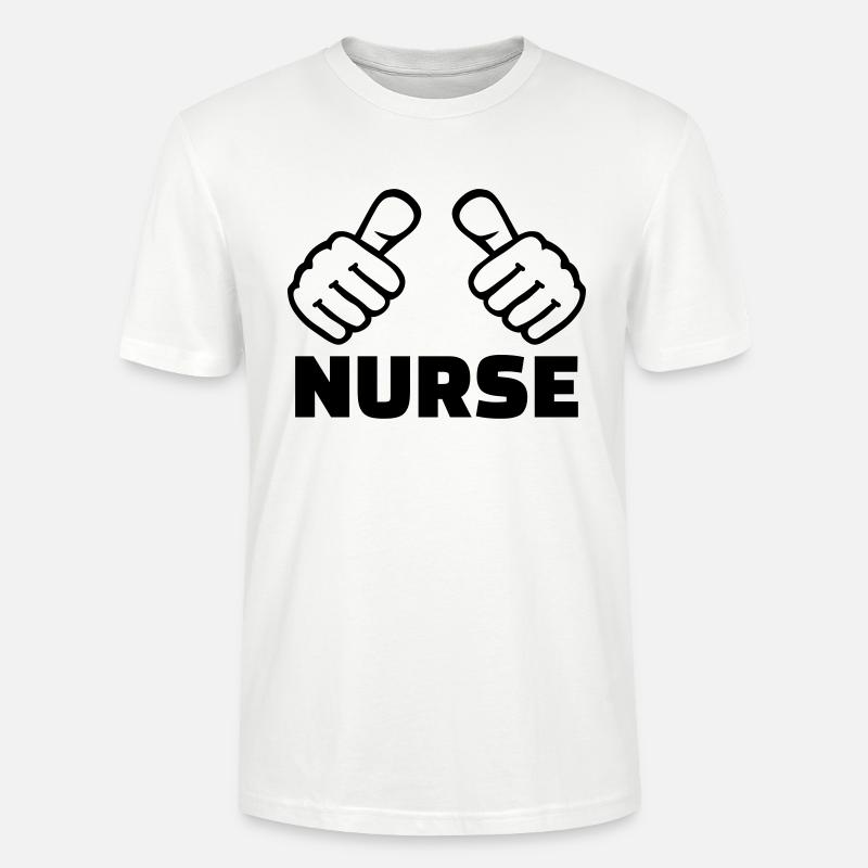 Krankenschwester - Stanley/Stella Unisex Bio-T-Shirt CRAFTER - Weiß
