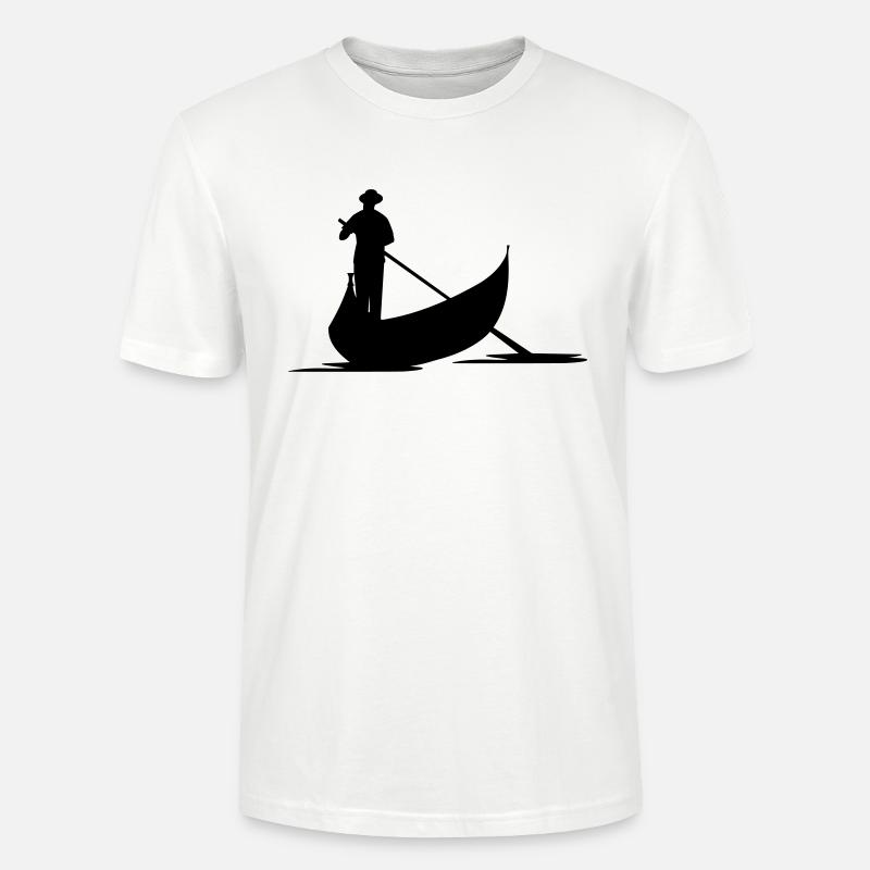 Freizeit - Gondel Venedig - Stanley/Stella Unisex Bio-T-Shirt CRAFTER - Weiß