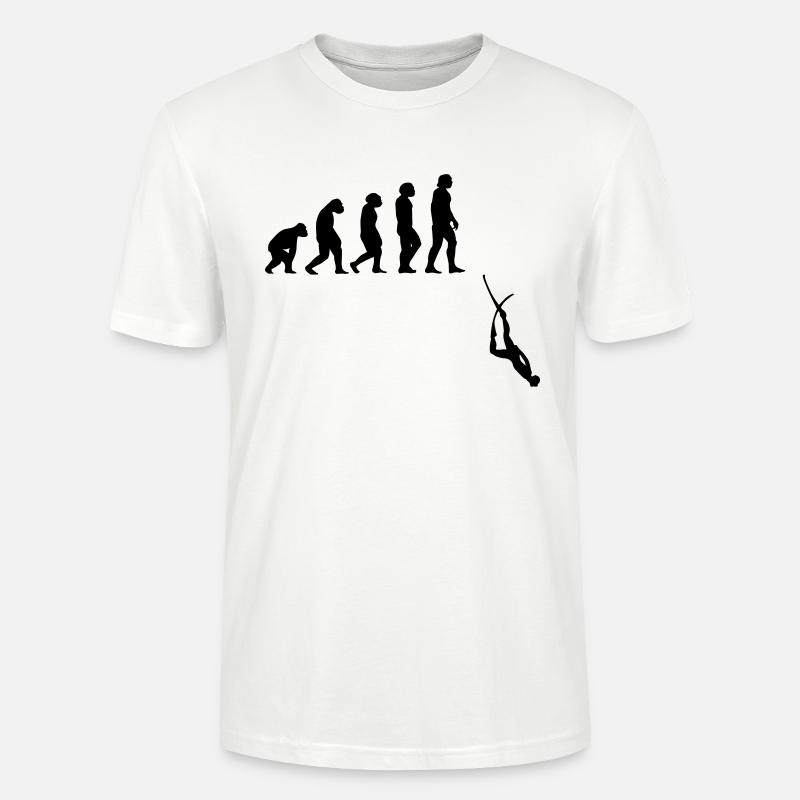 Evolution Apnoe Tauchen - Stanley/Stella Unisex Bio-T-Shirt CRAFTER - Weiß