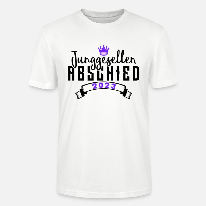 Junggesellenabschied 2023 - Stanley/Stella Unisex Bio-T-Shirt CRAFTER - Weiß