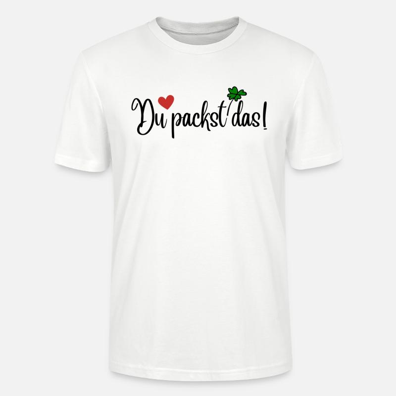 Du packst das - Stanley/Stella Unisex Bio-T-Shirt CRAFTER - Weiß