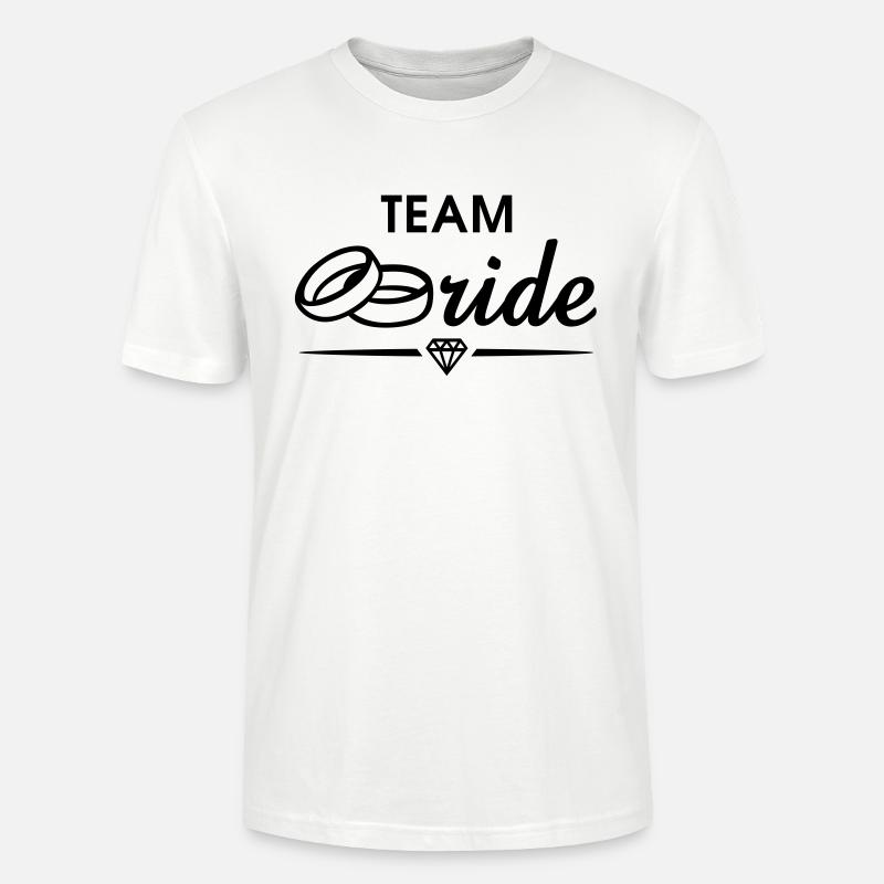 TEAM Bride Diamond - Stanley/Stella Unisex Bio-T-Shirt CRAFTER - Weiß