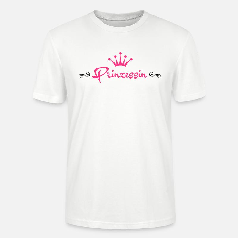 (100_prinzessin2_2c) - Stanley/Stella Unisex Bio-T-Shirt CRAFTER - Weiß