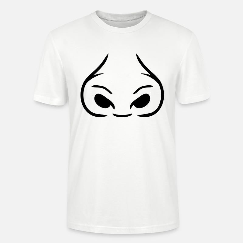 Nez épais de grosses narines - T-shirt bio CRAFTER Stanley Stella Unisexe - blanc