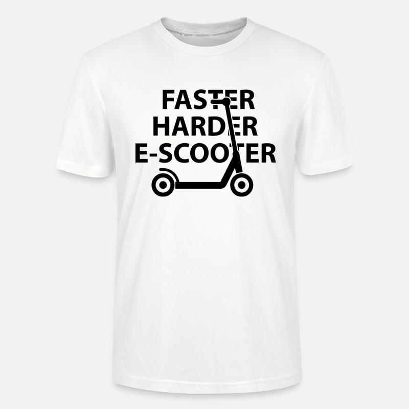 E-Scooter E-Roller Scooter - T-shirt bio CRAFTER Stanley Stella Unisexe - blanc