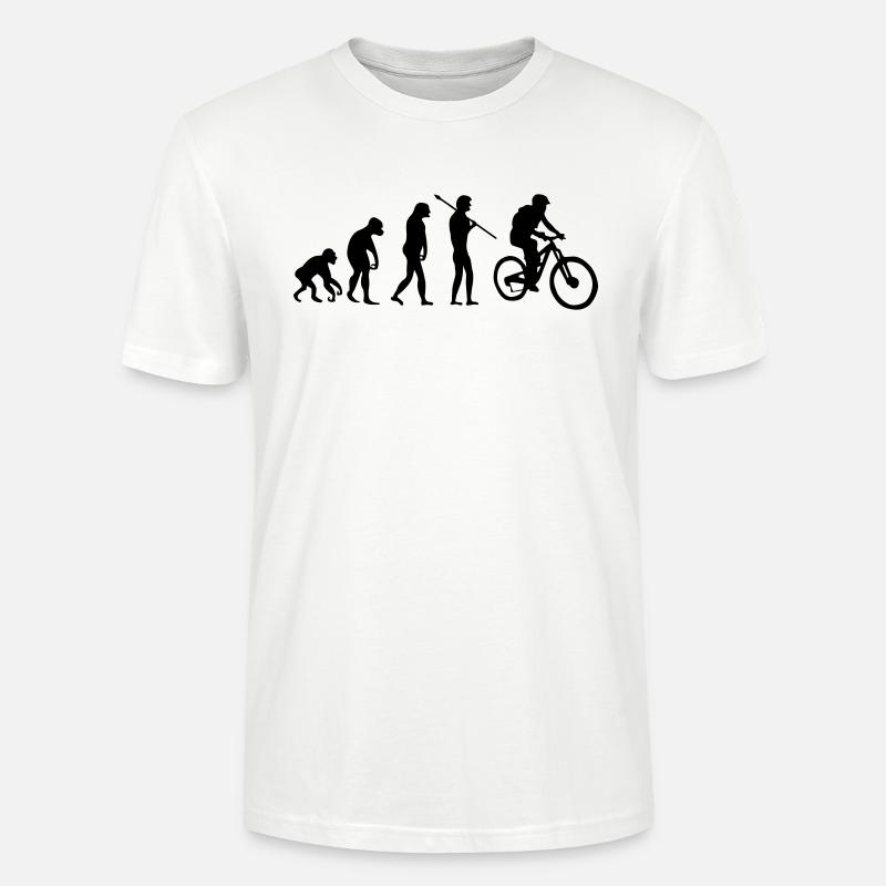 biker evolution - Stanley/Stella Unisex Bio-T-Shirt CRAFTER - Weiß