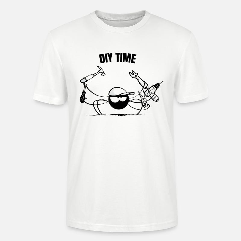 Beth die Spinne - DIY (Textversion) - Stanley/Stella Unisex Bio-T-Shirt CRAFTER - Weiß