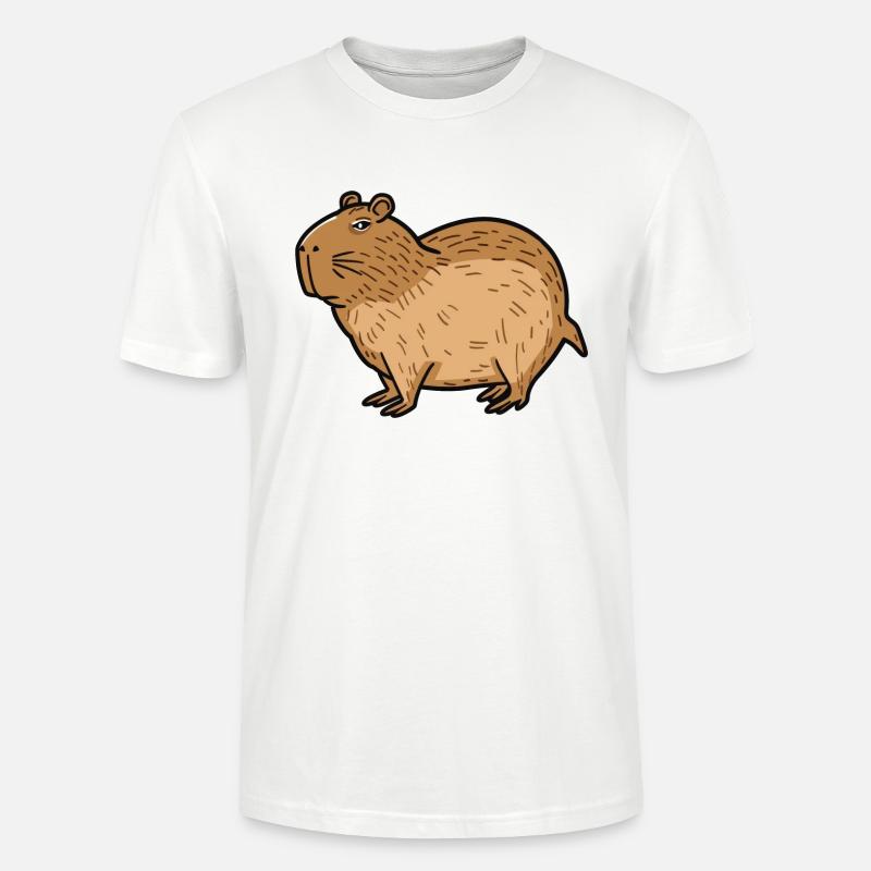 Capybara - Stanley/Stella Unisex Bio-T-Shirt CRAFTER - Weiß