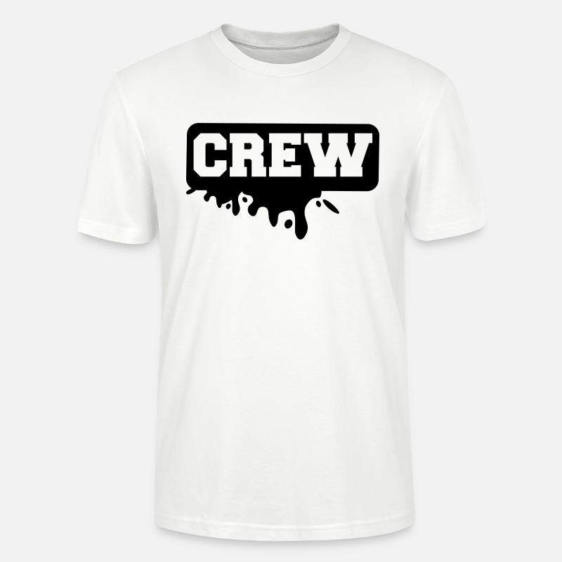 équipage - T-shirt bio CRAFTER Stanley Stella Unisexe - blanc