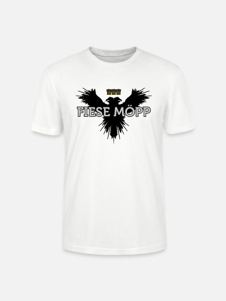 Fiese Möpp (Kölsch) - Stanley/Stella Unisex Bio-T-Shirt CRAFTER - Weiß
