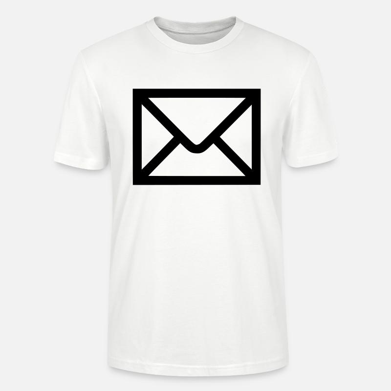 Brief - Post - Email - Stanley/Stella Unisex Bio-T-Shirt CRAFTER - Weiß