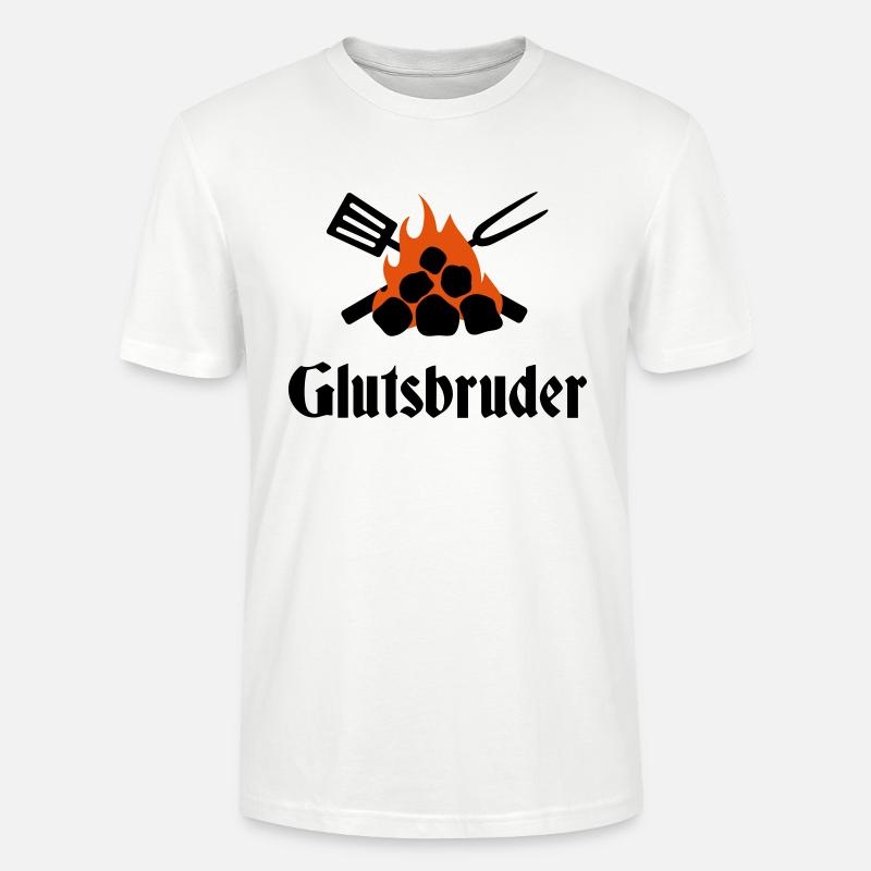 Glutsbruder - Stanley/Stella Unisex Bio-T-Shirt CRAFTER - Weiß