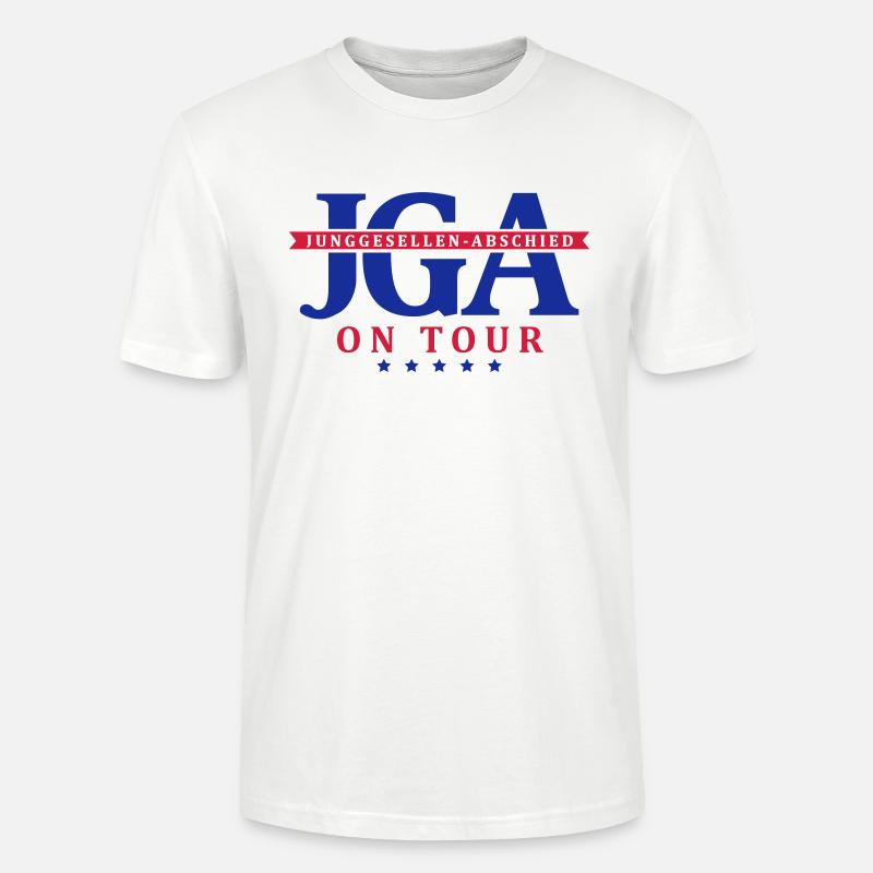 jga_on_tour_1f2 - Stanley/Stella Unisex Bio-T-Shirt CRAFTER - Weiß