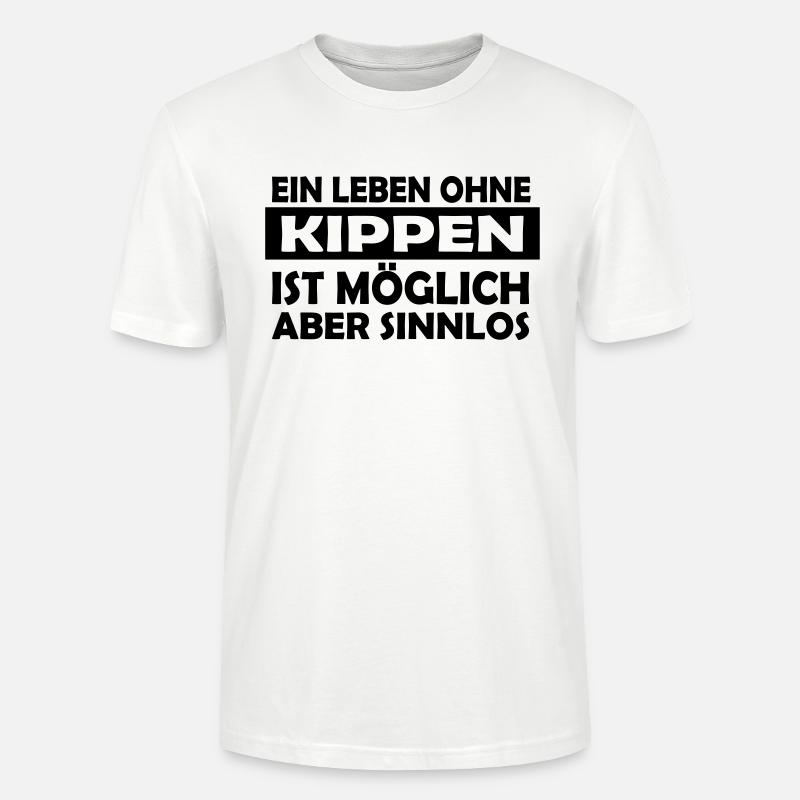 ein leben ohne kippen - Stanley/Stella Unisex Bio-T-Shirt CRAFTER - Weiß