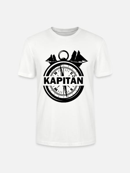 Kapitän Kompass - Stanley/Stella Unisex Bio-T-Shirt CRAFTER - Weiß
