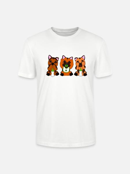 Bébé chiot berger allemand - T-shirt bio CRAFTER Stanley Stella Unisexe - blanc