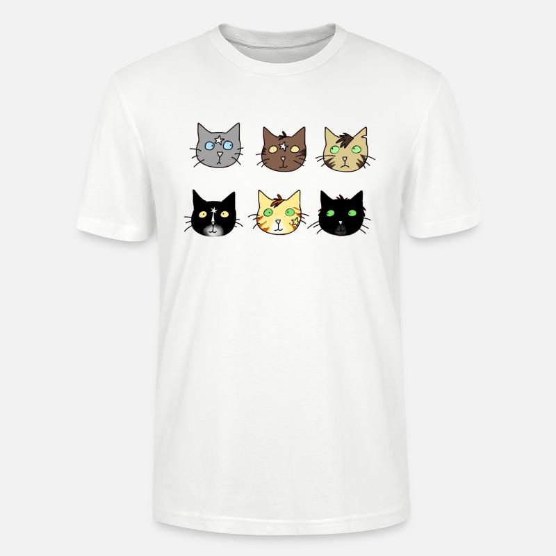 cats, chats, comme Warrior - T-shirt bio CRAFTER Stanley Stella Unisexe - blanc
