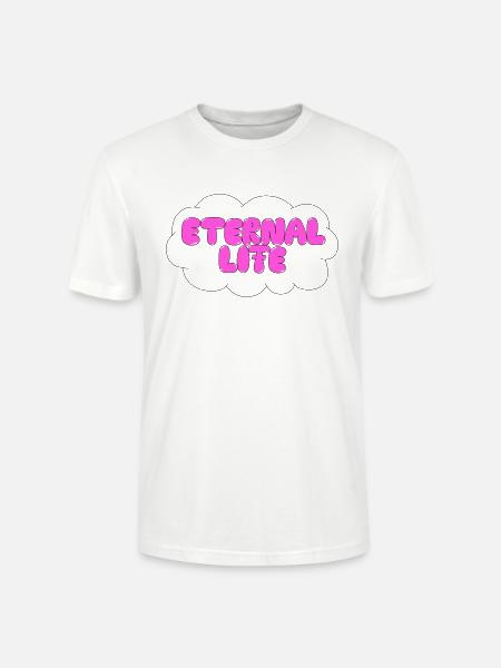 Vie éternelle - T-shirt bio CRAFTER Stanley Stella Unisexe - blanc
